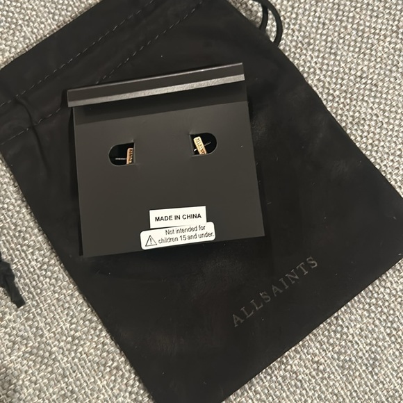 All Saints Mia Mix Studded Hoop Earrings - Picture 8 of 8